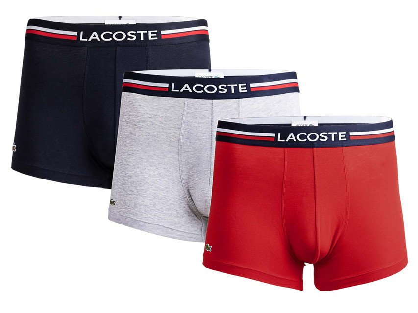 Bokserki męskie Lacoste 3-Pack 5H3386-W34, M