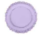 Kokony niemowlęce - Gniazdko z falbanką do zabawy - fioletowe - miniaturka - grafika 1