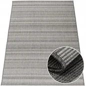 Dywany - Dywan Party 80 x 150 cm paski ciemny szary Dywan Party 80 x 150 cm paski ciemny szary - miniaturka - grafika 1