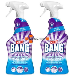 Cillit Czystość i Połysk w Łazience Spray 2 x 750ml - Środki do kuchni i łazienki - miniaturka - grafika 1