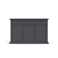 Komody - Szara komoda Tvilum Paris, 144 x 92 cm - miniaturka - grafika 1