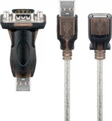 Adaptery i przejściówki - Adapter USB Goobay USB szeregowych RS232 mini, Przezroczysty - Długość kabla 1.5 m - miniaturka - grafika 1