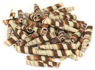 Dodatki do ciast w proszku - RURKI CZEKOLADOWE 52% DEKORACJA TORT MONOPORCJE CZEKOLADA TWISTER MIX 30g - miniaturka - grafika 1