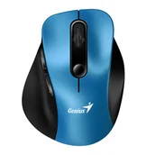 Myszki - Genius Ergo 9000S, czarno-niebieski, optyczna, 2400DPI - miniaturka - grafika 1