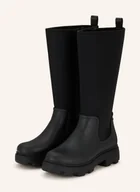 Kalosze damskie - Tommy Hilfiger Kozaki schwarz - miniaturka - grafika 1