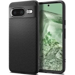 Etui GOOGLE PIXEL 8 Spigen Liquid Air Matte czarne - Etui i futerały do telefonów - miniaturka - grafika 1