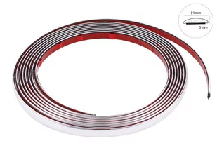 Listwa Dekoracyjna, Chrom, 14 Mm X 5 M (58995) - Akcesoria motoryzacyjne - miniaturka - grafika 1