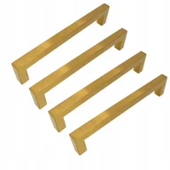 Meble modułowe i akcesoria - 4 x Uchwyt meblowy klasyczny 192 mm złoty Metalowy uchwyt do szuflady - miniaturka - grafika 1