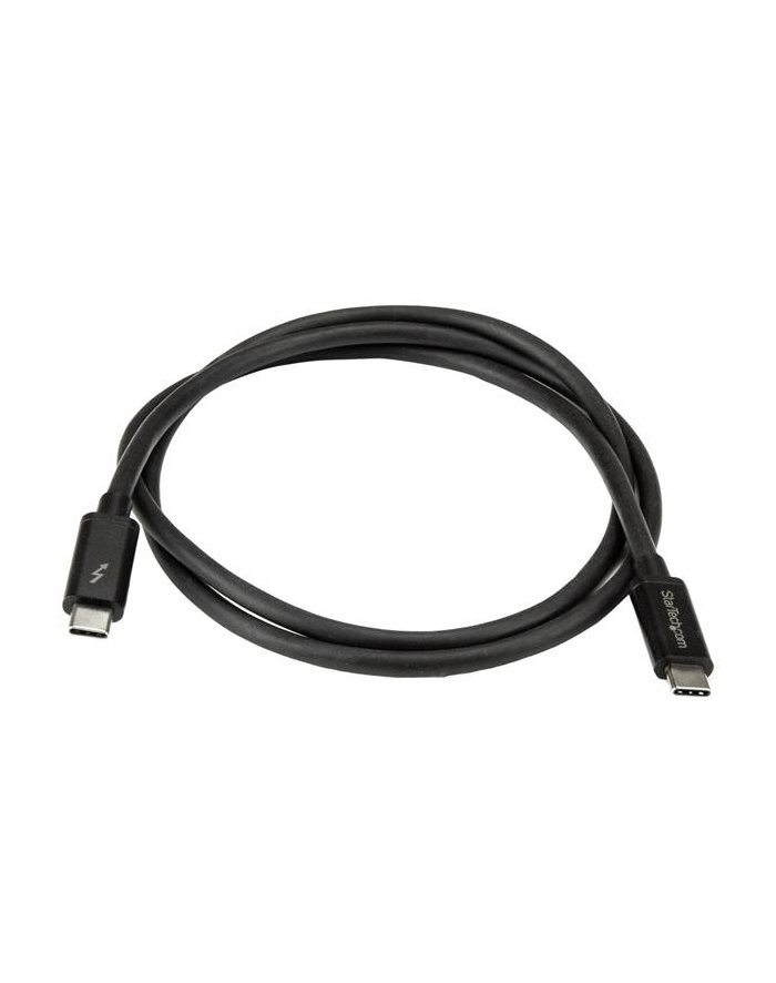 StarTech TBLT3MM1M .com kabel Thunderbolt 1 m 20 Gbit/s Czarny