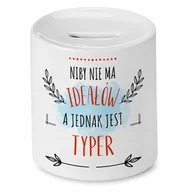 Skarbonki - Skarbonka Dla Typera na Urodziny na Prezent z Nadrukiem ze Zdjęciem + Opakowanie na prezent (wzór 02) - miniaturka - grafika 1