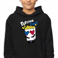 Bluzy dla dziewczynek - Bluza Dziecięca Z Kapturem 152 Cm Popcorn Time Gravity Falls Wiele Wzorów - miniaturka - grafika 1
