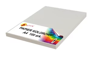 Papier kolorowy A4 80g szary 100 arkuszy - Szkolne artykuły papiernicze - miniaturka - grafika 1