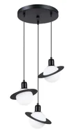 Lampy stojące - Czarna potrójna lampa wisząca nad stół - 3X A605 Kavo - miniaturka - grafika 1