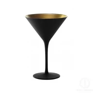 Kieliszki - Stolzle Lausitz Olympic czarne ze złotym kieliszki do drinków, szampana, koktajli, 240 ml. 6 szt. - miniaturka - grafika 1