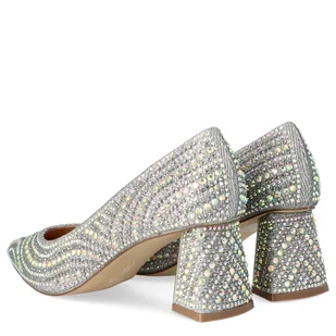 Czółenka z cyrkoniami - MENBUR 24382 SREBRNE - Czółenka - miniaturka - grafika 7