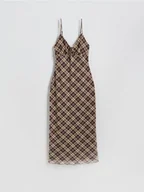 Sukienki - Reserved - Sukienka w kratę - wielobarwny - miniaturka - grafika 1