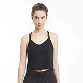 Koszulki i topy damskie - PUMA Damski top studyjny Strappy Tank czarny Puma Black XL - miniaturka - grafika 1