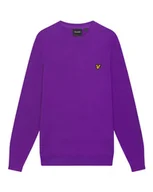 Dresy męskie - maglie uomo lyle and scott 1874 kn821v crew neck x515 card purple - miniaturka - grafika 1