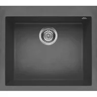 Zlewozmywaki - Elleci QUADRA 105 dark grey K99 KERATEK PLUS (LKQ10599) - miniaturka - grafika 1