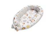 Kokony niemowlęce - KOKON MUŚLIN ZODIAK SZARY 80x45 - miniaturka - grafika 1