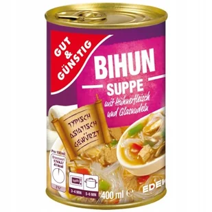Niemiecka Zupa z kurczakiem Gut & Günstig BIHUN SUPPE 400ml - Zupy w płynie - miniaturka - grafika 1