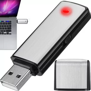 DYKTAFON PENDRIVE PODSŁUCH USB 8GB SZPIEGOWSKI MINI - Pendrive - miniaturka - grafika 2