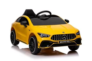 Auto Na Akumulator Mercedes CLA 45s AMG Żółty 4x4 - Pojazdy elektryczne dla dzieci - miniaturka - grafika 1
