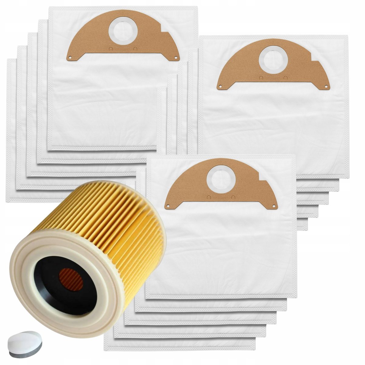 Worki Do Karcher Wd2 A2004 Mv2 6.904-322.0 + Filtr 6.414-552.0 16Szt