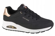 Buty sportowe damskie - Outlet Damskie sneakers Skechers Uno-Golden Air 177094-BLK r.36 - miniaturka - grafika 1