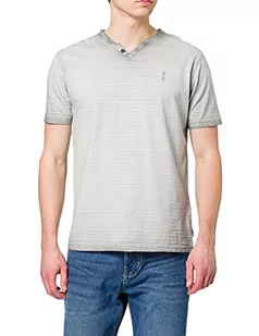 Pioneer Henley t-shirt męski w paski, chmura, S - Koszulki męskie - miniaturka - grafika 1