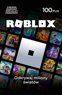 Kod aktywacyjny Roblox 100 zł - Kody i doładowania cyfrowe - miniaturka - grafika 1