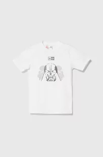 adidas t-shirt dziecięcy x Star Wars kolor biały z nadrukiem - Koszulki dla chłopców - miniaturka - grafika 1