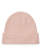 Czapki damskie - Tommy Hilfiger Czapka Th Cashmere AW0AW17772 Różowy - miniaturka - grafika 1