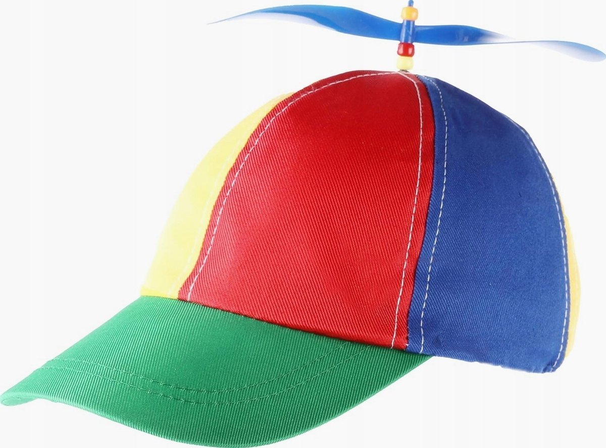 CZAPKA ŚMIGŁOWA KOLOROWA DOROŚLI UNISEX UNIWERSALNY ROZMIAR ZABAWNA GŁOWA