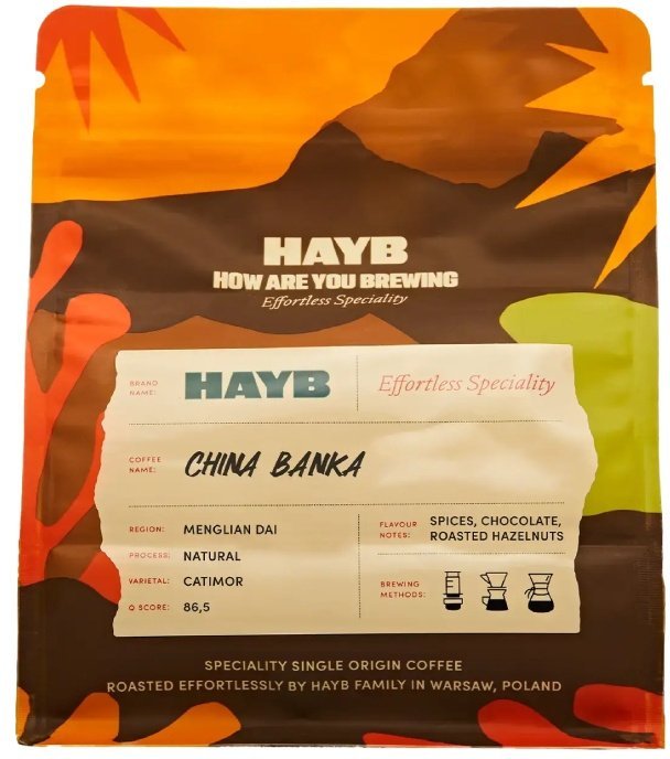 Kawa ziarnista HAYB China Banka FILTR 250g