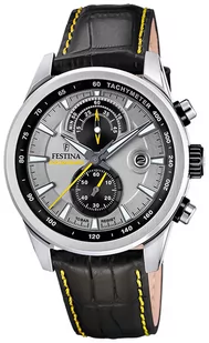 Zegarek Zegarek Festina F20695-4 Timeless Chronograph - Zegarki męskie - miniaturka - grafika 1