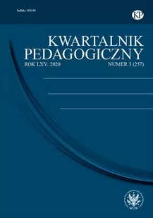 Kwartalnik Pedagogiczny 3/2020 - Czasopisma - miniaturka - grafika 1