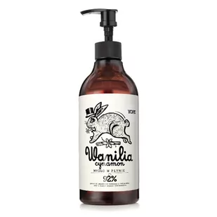 YOPE Naturalne mydło w płynie WANILIA I CYNAMON : Rodzaj - butelka 500ml - Mydła - miniaturka - grafika 1
