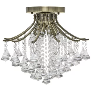 Lampa sufitowa WENECJA 5192/4 21QG Elem - Lampy sufitowe - miniaturka - grafika 1