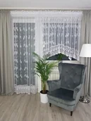 Firany - Firana balkonowa z markizety, firanki balkonowe, firany gotowe - miniaturka - grafika 1