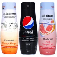 Syropy i koncentraty owocowe - Zestaw Sodastream Koncentrat Syrop Sok Pepsi Owoce - miniaturka - grafika 1