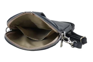 Skórzane etui na telefon - Szare ciemne - Etui i futerały do telefonów - miniaturka - grafika 6