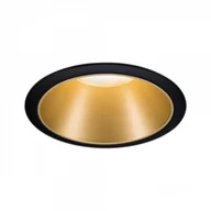 Oprawy, klosze i abażury - Paulmann Cole spotlight GU10, czarny/złoty - miniaturka - grafika 1