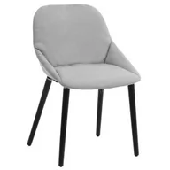 Krzesła - D2.Design Krzesło SOFIE Szary jasny 150324 - miniaturka - grafika 1