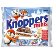 Batoniki - Knoppers Minis Wafelek nadziewany 200 g - miniaturka - grafika 1