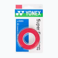 Tenis ziemny - Yonex owijka tenisowa X3 SUPER GRAP RED AC102EX 4930379385094 - miniaturka - grafika 1