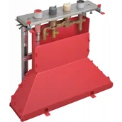 Baterie podtynkowe - AXOR 15483180 Axor Zestaw podstawowy do 4-otworowej baterii z termostatem do montażu na cokole z płytek - miniaturka - grafika 1