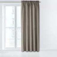 Zasłony - Eurofirany Zasłona Parisa na taśmie 140x270 Ciemnobeżowa ex-z-parisa-cap-135x270-t - miniaturka - grafika 1