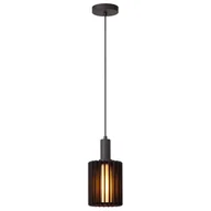 Lampy sufitowe - Loftowa wisząca lampa Lambres 45410/15/30 Lucide do sypialni czarna - miniaturka - grafika 1