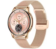 Smartwatch - Rubicon RNCF30 Różowe złoto - miniaturka - grafika 1